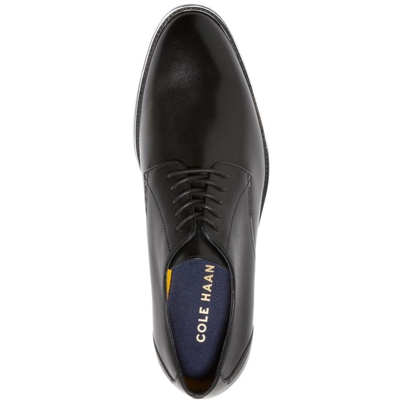 Cole Haan Men’s Black Leather Hawthorne Plain Oxford Shoes- Size 8 main image 9